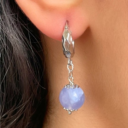 Earrings of Blue Chaldean