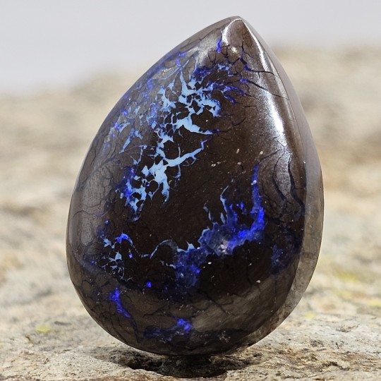 Pietra Opale Boulder Cabochon Forma a Goccia