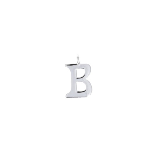 Charm Letter B in Silber 925‰