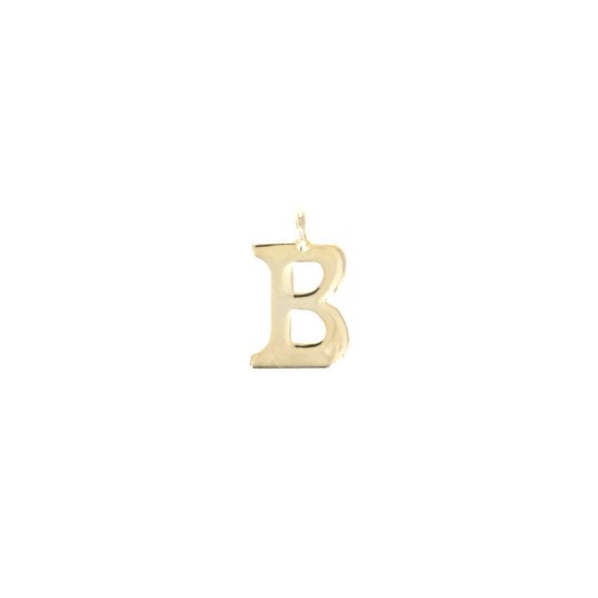 Charm Letter B in Silber 925‰