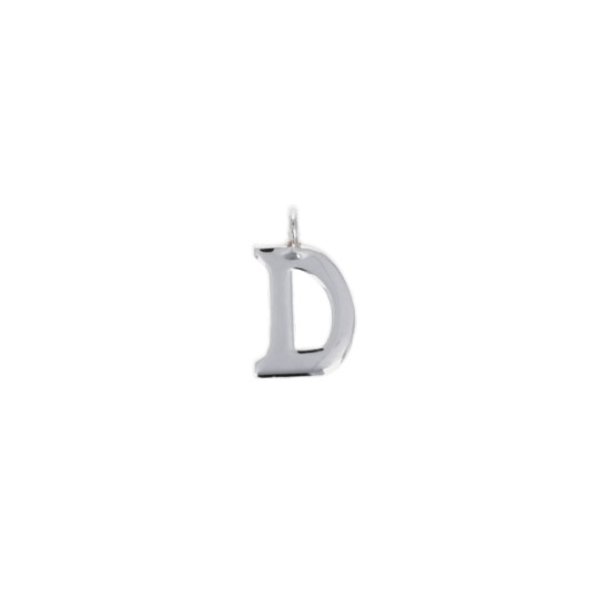 Charm letter D in Silver 925‰