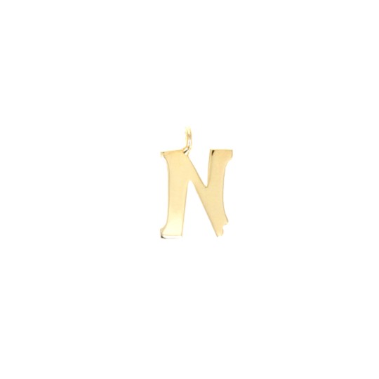 Charm Letter N in Silver 925‰