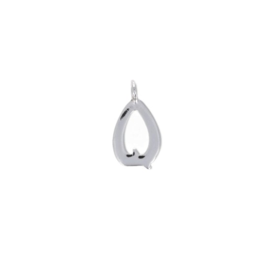 Charm Letter Q in Silver 925‰