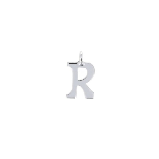 Charm Letter R in Silber 925‰