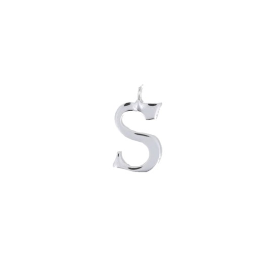 Charm Letter S in Silber 925‰